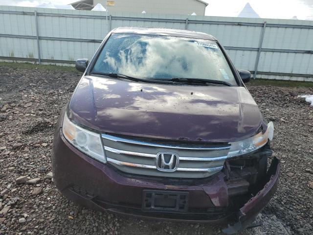 5FNRL5H63BB018369 - 2011 HONDA ODYSSEY EXL RED photo 5