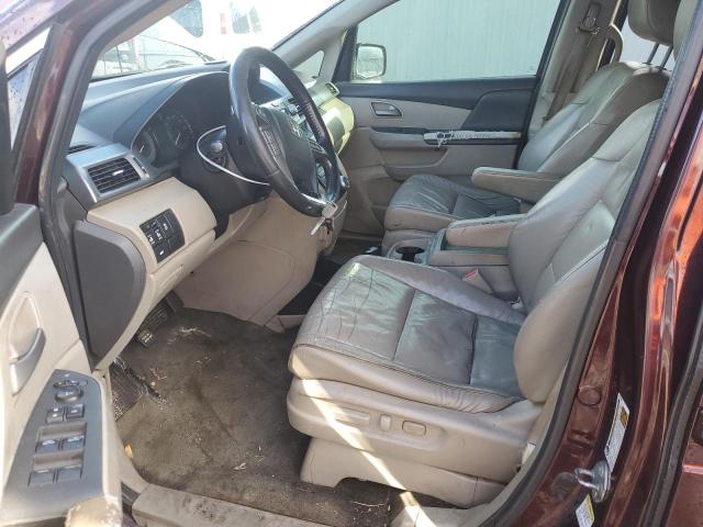 5FNRL5H63BB018369 - 2011 HONDA ODYSSEY EXL RED photo 7