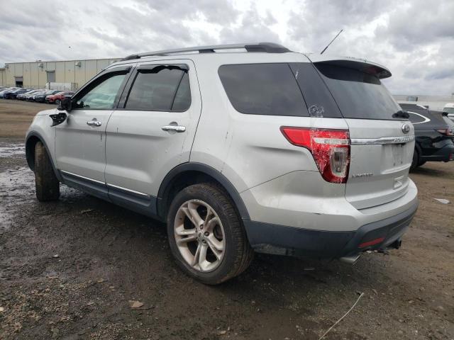 1FM5K8F86FGA05338 - 2015 FORD EXPLORER LIMITED SILVER photo 2