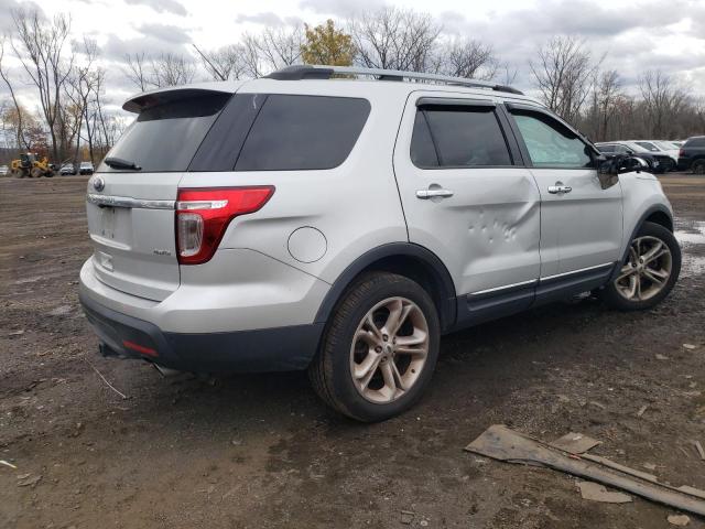 1FM5K8F86FGA05338 - 2015 FORD EXPLORER LIMITED SILVER photo 3