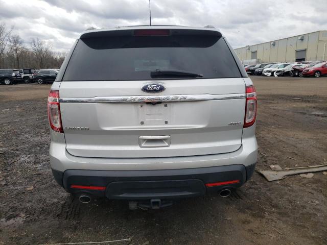 1FM5K8F86FGA05338 - 2015 FORD EXPLORER LIMITED SILVER photo 6
