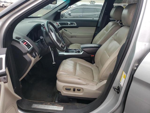 1FM5K8F86FGA05338 - 2015 FORD EXPLORER LIMITED SILVER photo 7