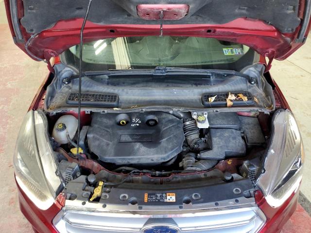 1FMCU9J95HUB62290 - 2017 FORD ESCAPE TITANIUM 勃艮第红 照片 12