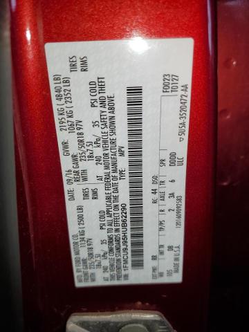 1FMCU9J95HUB62290 - 2017 FORD ESCAPE TITANIUM 勃艮第红 照片 13