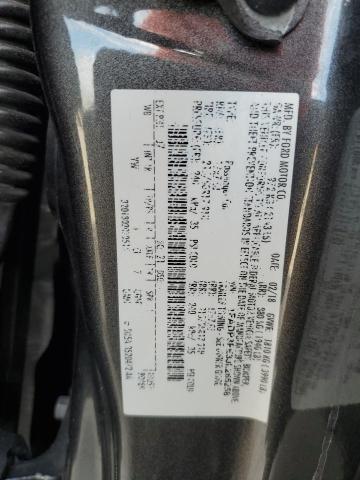 1FADP3FE3JL265258 - 2018 FORD FOCUS SE შავი ფოტო 12