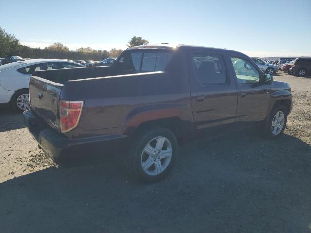 5FPYK1F54EB006941 - 2014 HONDA RIDGELINE RTL MAROON photo 3