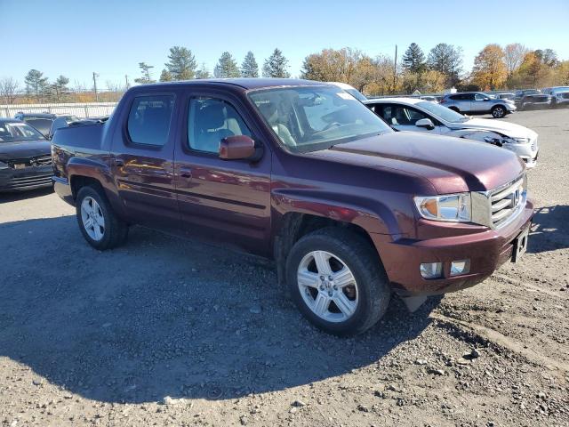 5FPYK1F54EB006941 - 2014 HONDA RIDGELINE RTL MAROON photo 4