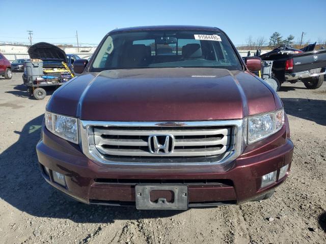 5FPYK1F54EB006941 - 2014 HONDA RIDGELINE RTL MAROON photo 5