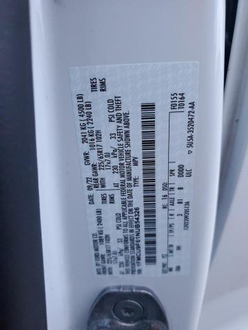 1FMCU9F61NUB54326 - 2022 FORD ESCAPE S WHITE photo 14