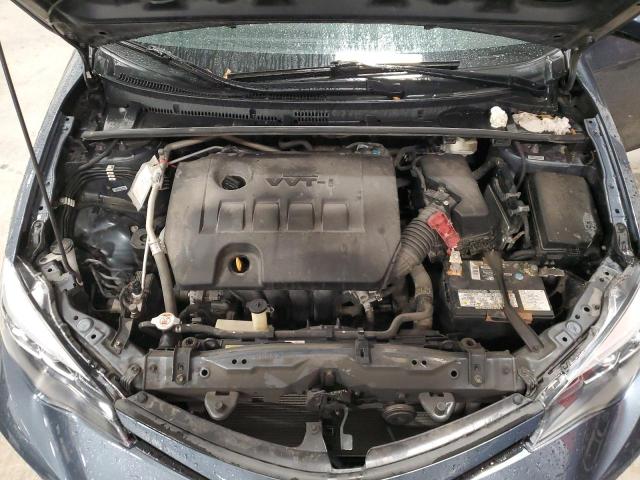 2T1BURHE1JC050477 - 2018 TOYOTA COROLLA L GRAY photo 11
