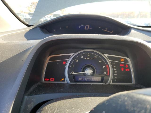 2HGFG12876H545360 - 2006 HONDA CIVIC EX GRAY photo 9