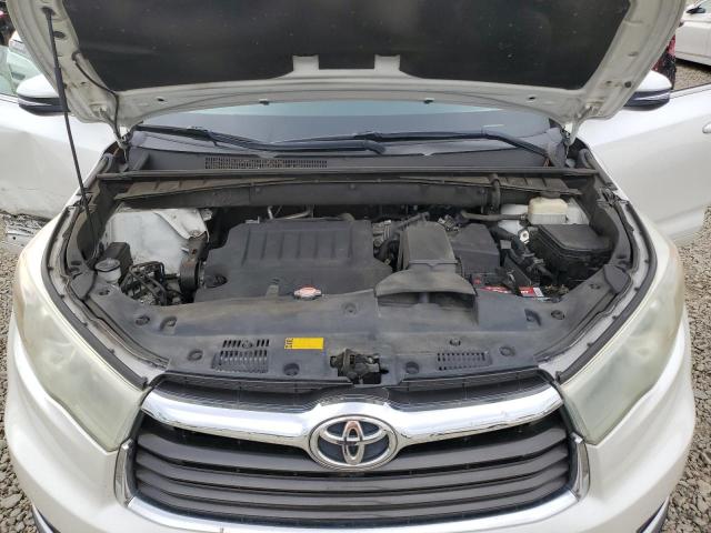 5TDJKRFH3GS241803 - 2016 TOYOTA HIGHLANDER XLE Սպիտակ լուսանկար 12
