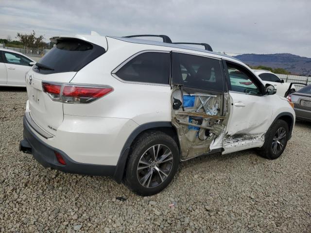 5TDJKRFH3GS241803 - 2016 TOYOTA HIGHLANDER XLE Սպիտակ լուսանկար 3