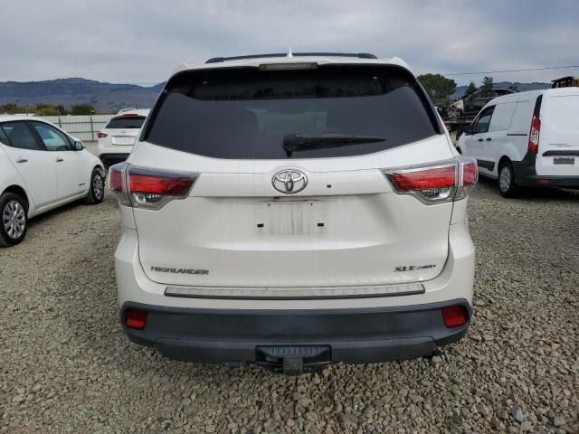5TDJKRFH3GS241803 - 2016 TOYOTA HIGHLANDER XLE Սպիտակ լուսանկար 6