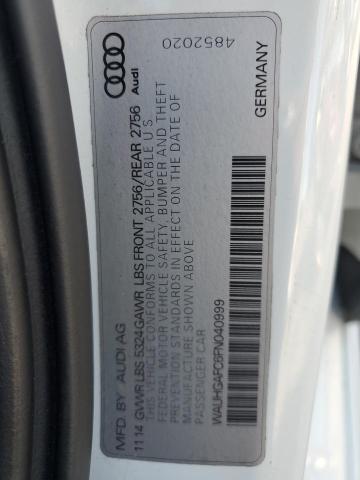 WAUHGAFC6FN040999 - 2015 AUDI A6 PRESTIGE Ağ foto 13