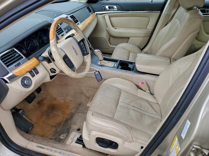 1LNHL9DR2AG616360 - 2010 LINCOLN MKS TAN photo 7