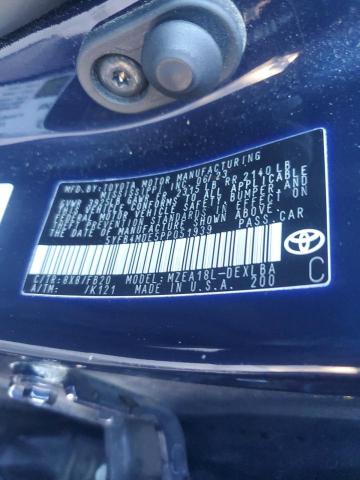 5YFB4MDE5PP051939 - 2023 TOYOTA COROLLA LE BLUE photo 12