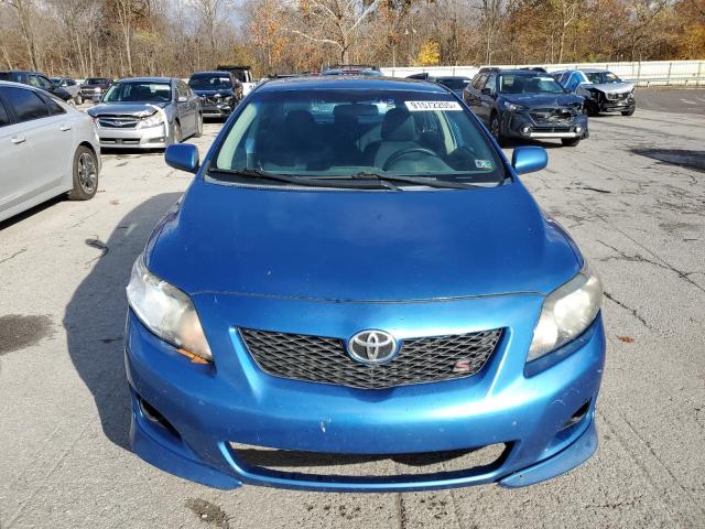 2T1BU4EE1AC457335 - 2010 TOYOTA COROLLA BASE BLUE photo 5
