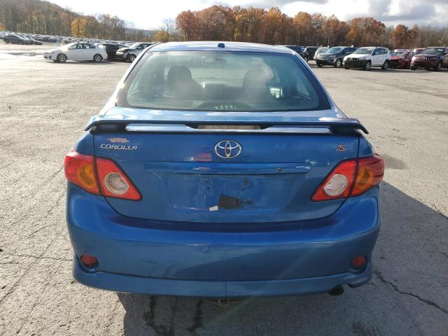 2T1BU4EE1AC457335 - 2010 TOYOTA COROLLA BASE BLUE photo 6