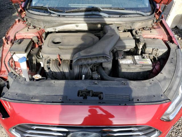 5NPE34AF0JH678288 - 2018 HYUNDAI SONATA SPORT წითელი ფოტო 11