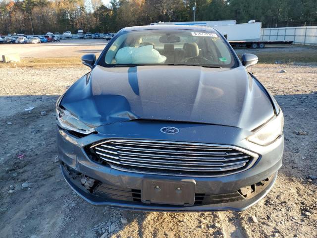 3FA6P0HD7JR272520 - 2018 FORD FUSION SE BLUE photo 5