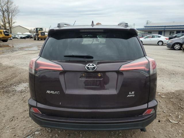 2T3BFREV8HW603284 - 2017 TOYOTA RAV4 LE ბურგუნდია ფოტო 6