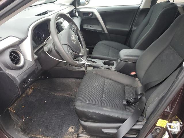 2T3BFREV8HW603284 - 2017 TOYOTA RAV4 LE ბურგუნდია ფოტო 7