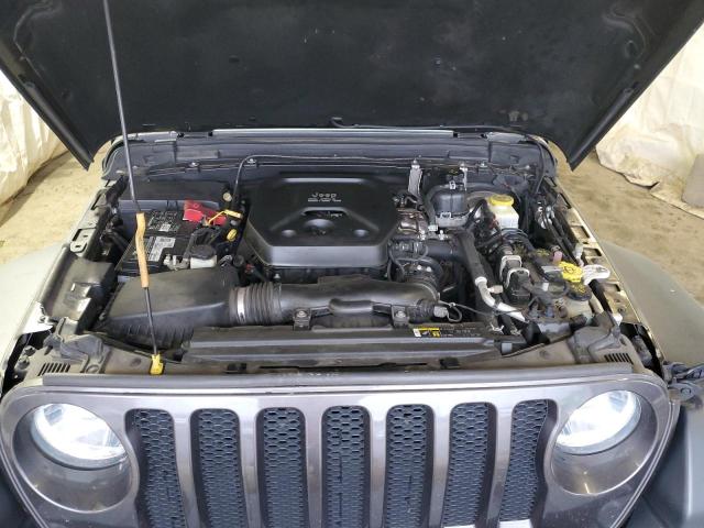 1C4HJXDN6KW634735 - 2019 JEEP WRANGLER U SPORT فحمي صورة 12