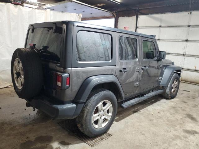 1C4HJXDN6KW634735 - 2019 JEEP WRANGLER U SPORT فحمي صورة 3