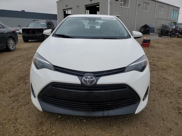 2T1BURHE2JC111268 - 2018 TOYOTA COROLLA L WHITE photo 5