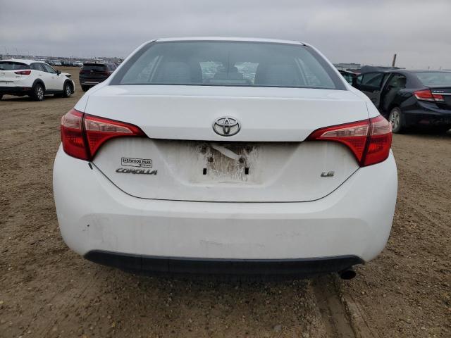 2T1BURHE2JC111268 - 2018 TOYOTA COROLLA L WHITE photo 6
