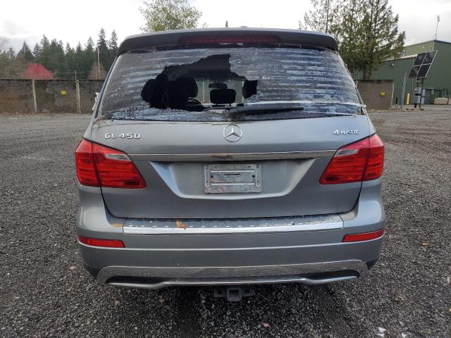 4JGDF7CEXEA327454 - 2014 MERCEDES-BENZ GL 450 4MATIC SILVER photo 6