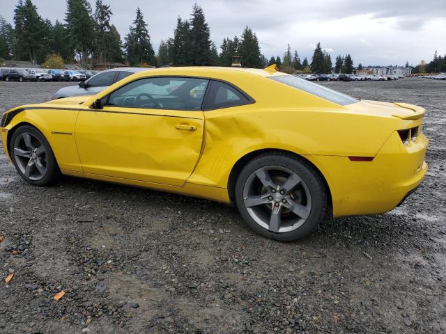 2G1FC1E39C9134857 - 2012 CHEVROLET CAMARO LT ყვითელი ფოტო 2