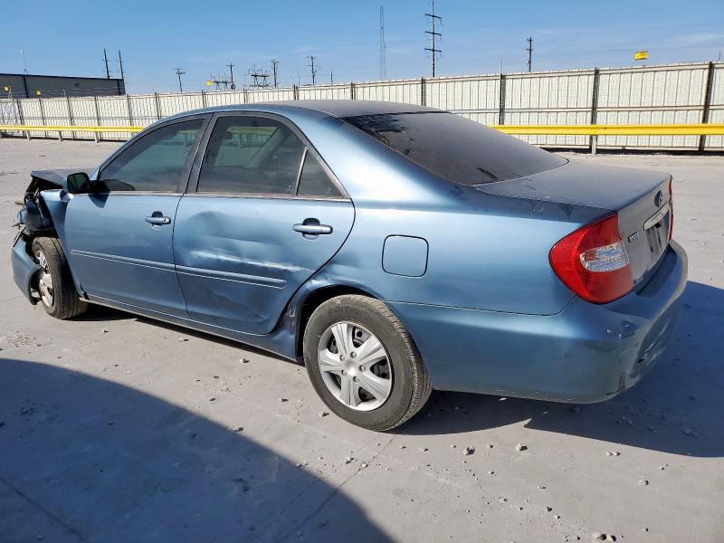 4T1BE30K14U837802 - 2004 TOYOTA CAMRY LE BLUE photo 2