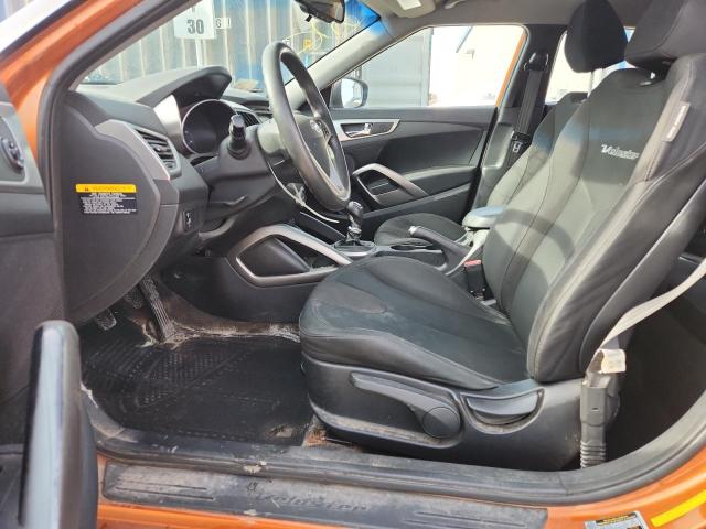 KMHTC6AD7CU074470 - 2012 HYUNDAI VELOSTER ნარინჯისფერი ფოტო 7
