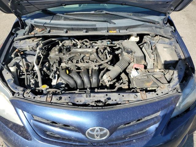 2T1BU4EE3CC844178 - 2012 TOYOTA COROLLA BASE BLUE photo 11