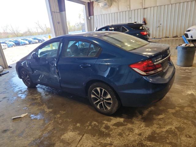 2HGFB2F82DH509829 - 2013 HONDA CIVIC EX BLUE photo 2