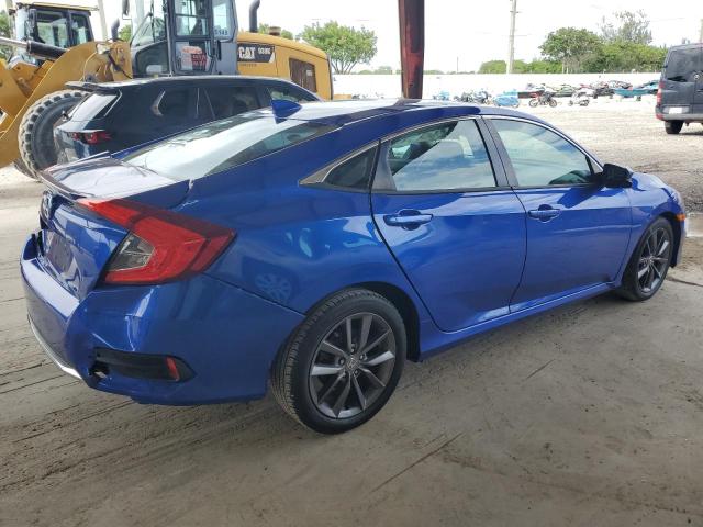 19XFC1F39KE011761 - 2019 HONDA CIVIC EX BLUE photo 3