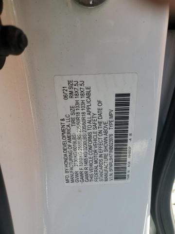 5FNRL6H71NB023976 - 2022 HONDA ODYSSEY EXL 白色 照片 13