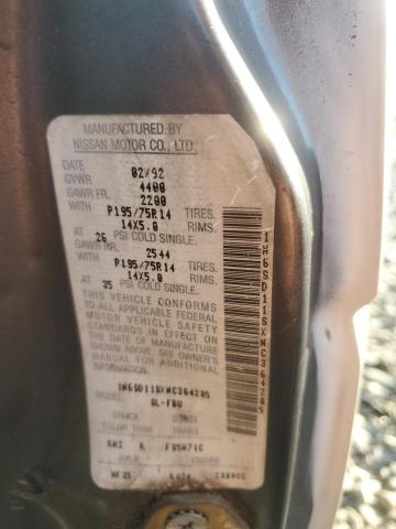 1N6SD11SXNC364285 - 1992 NISSAN TRUCK SHORT WHEELBASE WHITE photo 12