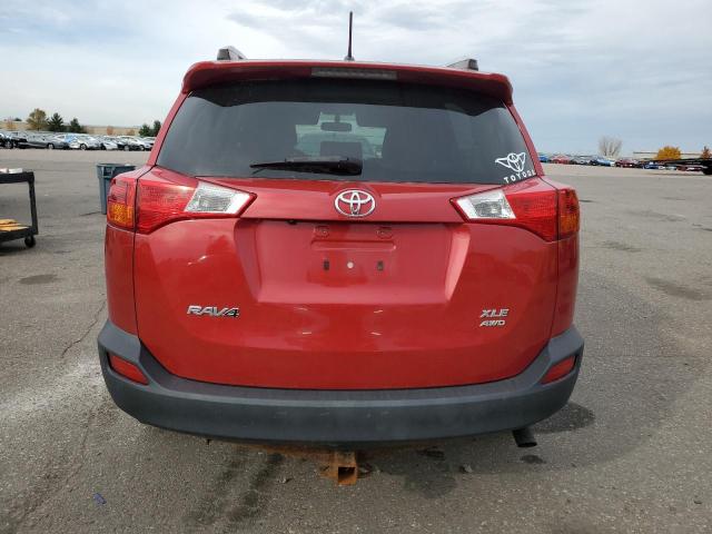 JTMRFREV9DD044687 - 2013 TOYOTA RAV4 XLE RED photo 6