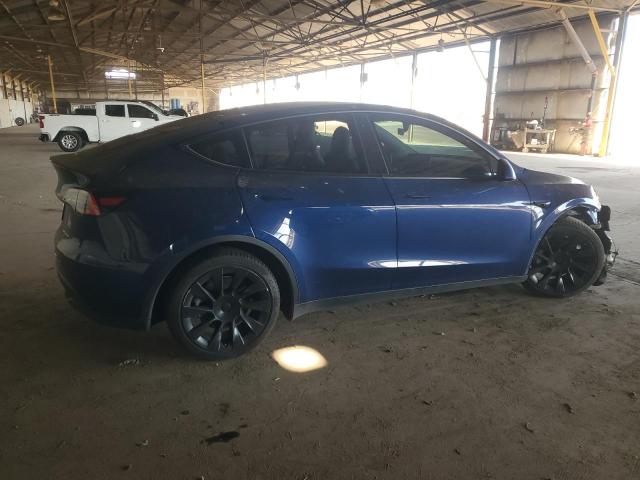 5YJYGDEE3MF125964 - 2021 TESLA MODEL Y 蓝色 照片 3