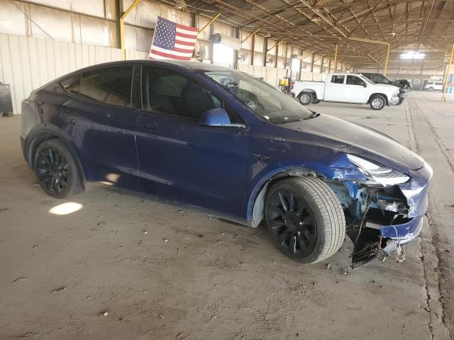 5YJYGDEE3MF125964 - 2021 TESLA MODEL Y 蓝色 照片 4