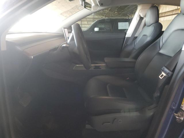 5YJYGDEE3MF125964 - 2021 TESLA MODEL Y 蓝色 照片 7