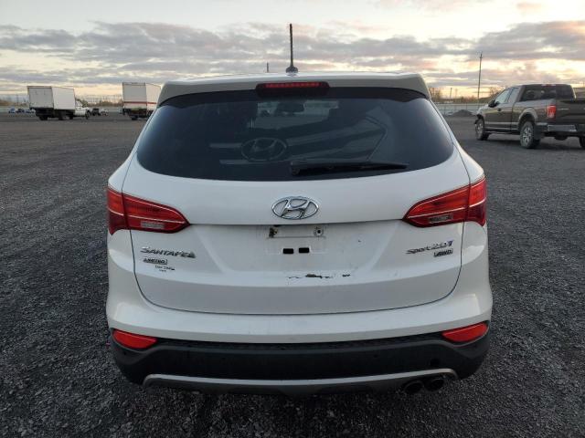 5XYZUDLA0DG109257 - 2013 HYUNDAI SANTA FE S WHITE photo 6