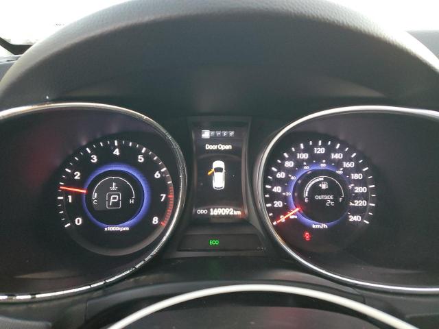 5XYZUDLA0DG109257 - 2013 HYUNDAI SANTA FE S WHITE photo 9