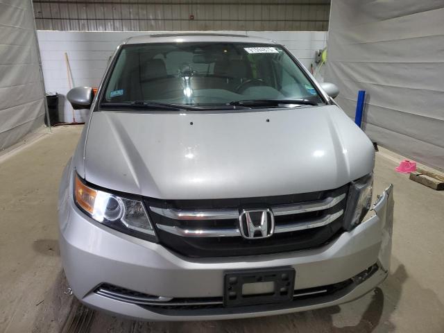5FNRL5H68FB035657 - 2015 HONDA ODYSSEY EXL SILVER photo 5