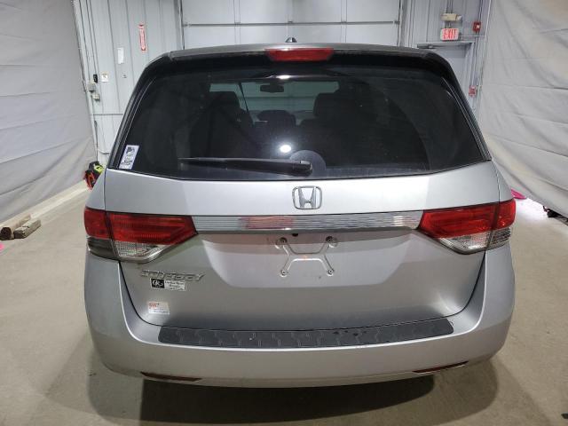 5FNRL5H68FB035657 - 2015 HONDA ODYSSEY EXL SILVER photo 6