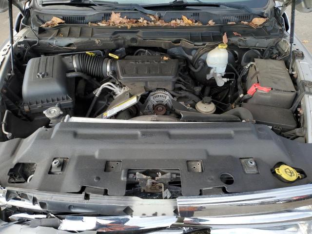 1D7RV1GP2AS235013 - 2010 DODGE RAM 1500 SILVER photo 11