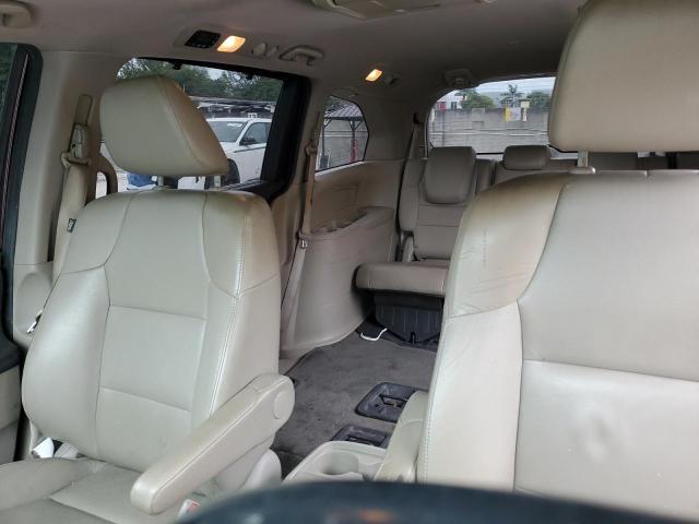 5FNRL5H66EB052231 - 2014 HONDA ODYSSEY EXL BURGUNDY photo 10